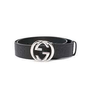 Gucci Black Belts Men